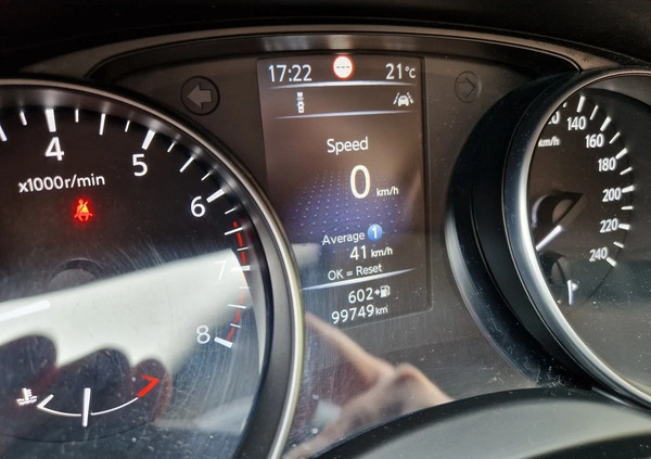 Nissan Qashqai cena 69999 przebieg: 99700, rok produkcji 2018 z Legionowo małe 121
